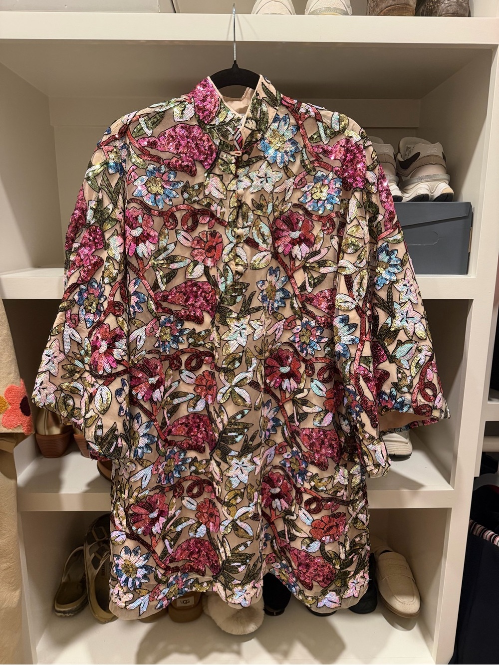 La Vie Style House Sequin Mini Caftan